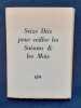 Seize dits pour veiller les Saisons et les Mois. . (Guy L&eacute;vis Mano). 