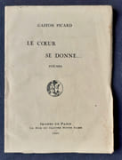 Le coeur se donne.  par PICARD (Gaston).  - Image 2