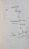 Po&egrave;mes 1916-1955. . COCTEAU (Jean). 