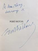 Port-Royal. Notes de théâtre (II).  par MONTHERLANT (Henry de).  - Image 1