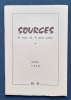 Sources. La revue de la jeune po&eacute;sie, avril 1958, n&deg;10-11. Hommage &agrave; Lorca. . GARCIA LORCA (Federico). ALBERTI (Rafa&euml;l). MANOLL (Michel). BRETON ...