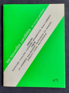 Les nouvelles parallèles (le temps parallèle), n°1, juin 1984.