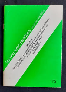Les nouvelles parallèles (le temps parallèle), n°2, novembre 1984.