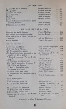 La Tour de feu, n°73, avril 1962 : Les trois sacrements du poète. . FOLLAIN (Jean). ISOU (Isidore). MIATLEV (Adrian). LAURENT (Jean). GARNIER ...