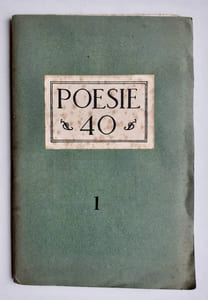 Poésie 40 : n°1.