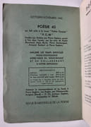 Poésie 40 : n°1. par ARAGON (Louis). VENTURINI (Jean). AUDISIO (Gabriel). FONTAINAS (André). HOUDELOT (Robert). GUIBERT (Armand). CASTEX (Pierre). ARGER (Hubert). SEGHERS (Pierre). BORNE (Alain). DARMANGEAT (Pierre). MACHADO (antonio). GANDON (Yves). DODAT (F.). MARTIN (Paulette).  - Image 3