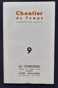 Chantier du temps. Carnets de poésie. Collection de 11 numéro en 10 livraisons : n°1 à 11, 1953-1956. 