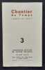 Chantier du temps. Carnets de po&eacute;sie. Collection de 11 num&eacute;ro en 10 livraisons : n&deg;1 &agrave; 11, 1953-1956. . LE CORBUSIER. DIGOT (Jean). DESERT (Don Juan). ...