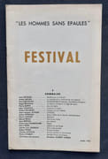 Les hommes sans épaules : cahier bimestriel de poésie et de littérature n°4 - juillet 1953. Festival.  par BOISSIEU (Jean). MIGUEL (andré). CHOVELON (Paul). BECRIAUX (Roger). BUFFET (Pierre). BOUZIGES (Hubert). GARNIER (Pierre). BEALU (Marcel). BRETON (Jean). CHABERT (Pierre). AUTRAND (Charles). PRADE (Robert). GUERENA (Jacinto Luis). RODE (Henri). CHARBONNIER (Claire-Lise).  - Image 1
