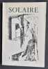 Solaire. Revue trimestrielle de po&eacute;sie. N&deg;5, mai 1974. . SOCARD (Gilbert). AMY (Bernard). ARTMANN (Hans Carl). DUBOURG (Sabine). GUILLAUME (Louis). ...