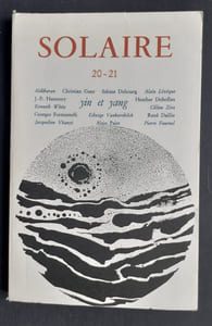 Solaire. Revue trimestrielle de poésie. N°20-21, printemps 1978.