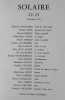 Solaire. Revue trimestrielle de po&eacute;sie. N&deg;22-23, automne 1978. . NELLI (Ren&eacute;). CHONEZ (Claudine). VIGEE (Claude). LOFOTEN (B&eacute;atrice). PAVLOVSKI ...