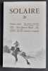 Solaire. Revue trimestrielle de po&eacute;sie. N&deg;24, f&eacute;vrier 1979. . ROUD (Gustave). JOUANARD (Gil). VALENTIN (Fran&ccedil;ois). TORREILLES (Pierre). JOUBERT ...