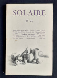 Solaire. Revue trimestrielle de poésie. N°25-26, été-automne 1979.