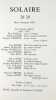 Solaire. Revue trimestrielle de po&eacute;sie. N&deg;28-29, hiver-printemps 1980. . JEAN (Raymond). GUEZ (Christian). BOREL (Jacques). ROUBAUD (Jacques). OSTER ...
