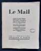 Le Mail, revue de litt&eacute;rature, d’art et de critique: n&deg;2, janvier 1928.. MAC ORLAN (Pierre). DIVOIRE (Fernand). NATHAN (Roger). GODOY (Armand). ...