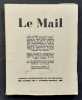 Le Mail, cahiers trimestriels de litt&eacute;rature: n&deg;13, automne 1929. .  VALERY (Paul). ROBIN (Pierre). LOYEN (andr&eacute;). ABRAHAM (Marcel). HAUTEFEUILLE ...
