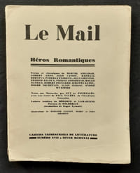Le Mail, cahiers trimestriels de littérature: n°17, été 1931. Héros romantiques.
