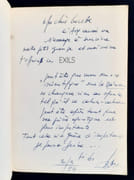 Ex. N°3, mars 1984 : Exils.  par ALBIACH (Anne-Marie). COLLOBERT (Danièle). ALLEN (Suzanne). BURDEN (Chris). DE CAMPOS (Haroldo). COHEN (Marcel). KOLNIKOFF (Diane et Jacques). CONIO (Gérard). CORTAZAR (Julio). SABA (Umberto). DIDIER (Eric). DIDIER-WEIL (Alain). GLEIZE (Jean-Marie). GUGLIELMI (Joseph). JABES (Edmond). LINHART (Robert)MOUILLAUD-FRAISSE (Geneviève). OSTROWIECKI (Sylvia). SAURA (Antonio). URMAN (Gleb). ETIENNE (Bruno).  - Image 1