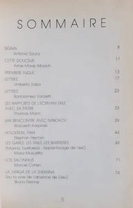 Ex. N°3, mars 1984 : Exils.