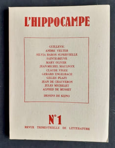 L'Hippocampe. Revue trimestrielle de littérature : n°1, janvier 1984. 