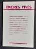 Encres vives : n&deg;59, hiver 1966-67. . COULIBALY (Augustin Sond&eacute;). GUIMONT (Madeleine). KOTCHY (Barth&eacute;l&eacute;my). LOVICHI (Jacques). TREMET (Jean-Marc). ...