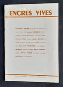 Encres vives : n°60, printemps 1967.  par TIXIER (Jean-Marc). TREMBLAY (Gemma). TESSA(Francis). DIGUE (Michel). SANTERRE (Bernard). MOMEUX (ROBERT). CADAUX (Pierre).