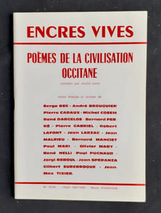 Encres vives : n°62-63, hiver 1967-1968.