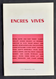 Encres vives : n°67, automne/hiver 1969.