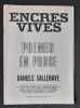 Encres vives : n&deg;95, mars-avril 1981 : Po&egrave;mes en prose. . SALLENAVE (Dani&egrave;le). DUROZOI (G&eacute;rard). AUTUN-GRENIER (Pierre). ANCET (Jacques). COSEM ...