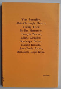 Petite : numéro cinq (5), 1998.