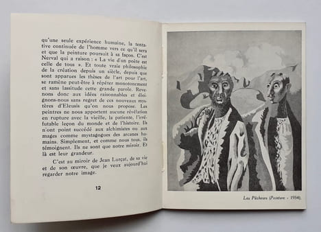 L'exemple de Jean Lurçat. . MARCENAC (Jean). LURCAT (Jean).