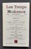 Les Temps Modernes - Revue mensuelle : n&deg;223, d&eacute;cembre 1964. . JOUFFROY (Alain). GINSBERG (Allen). FERLINGHETTI (Lawrence). CORSO (Gregory). LOREAU ...