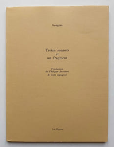 Treize sonnets et un fragment.