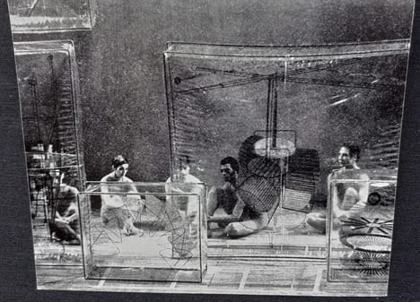 Merce Cunningham et sa compagnie de danse. . CUNNINGHAM (Merce). 