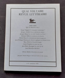 Quai Voltaire. Revue littéraire. N°9, automne 1993. 1968 1993, qu’en reste t il ?