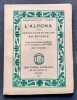 L'Alpona ou les d&eacute;corations rituelles au Bengale. . TAGORE (Abanindranath). 