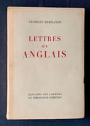 Lettres aux anglais.  par BERNANOS (Georges). 