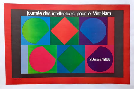 Journée des intellectuels pour le Vietnam. 23 mars 1968.