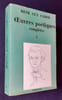 Oeuvres po&eacute;tiques compl&egrave;tes I. . CADOU (Ren&eacute; Guy). 