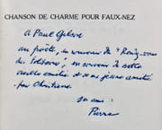 Chanson de charme pour faux nez.  par MAC ORLAN (Pierre).  - Image 1