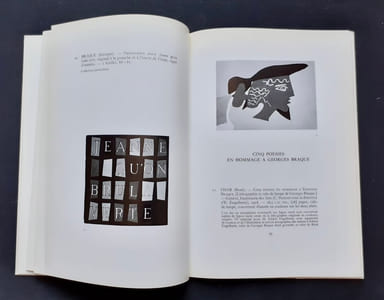 Georges braque. René Char. Manuscrits, livres, documents, estampes.