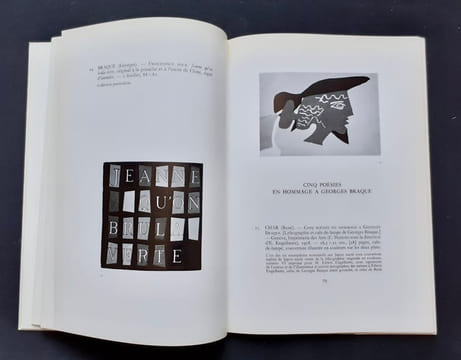 Georges braque. René Char. Manuscrits, livres, documents, estampes. . BRAQUE (Georges). CHAR (René). BLIN (Georges).
