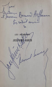 Les Mémoires de Joséphine Baker, recueillis et adaptés par Marcel Sauvage.