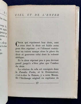 Le Mariage du ciel et de l'enfer. . BLAKE (William). GIDE (André).