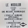Le Modulor. Essai sur une mesure harmonique &agrave; l'&eacute;chelle humaine applicable universellement &agrave; l'architecture et &agrave; la m&eacute;canique. . LE CORBUSIER. 