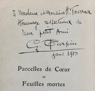 Parcelles de Cœur et Feuilles mortes. Poèmes.