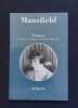 Mansfield. Po&egrave;mes. . MANSFIELD (Katherine). 