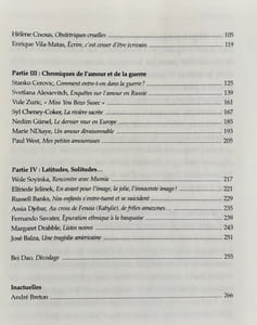 Autodafé. La revue du Parlement international des écrivains. N°1, automne 2000.