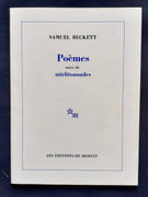 Poèmes suivi de Mirlitonnades.  par BECKETT (Samuel). 